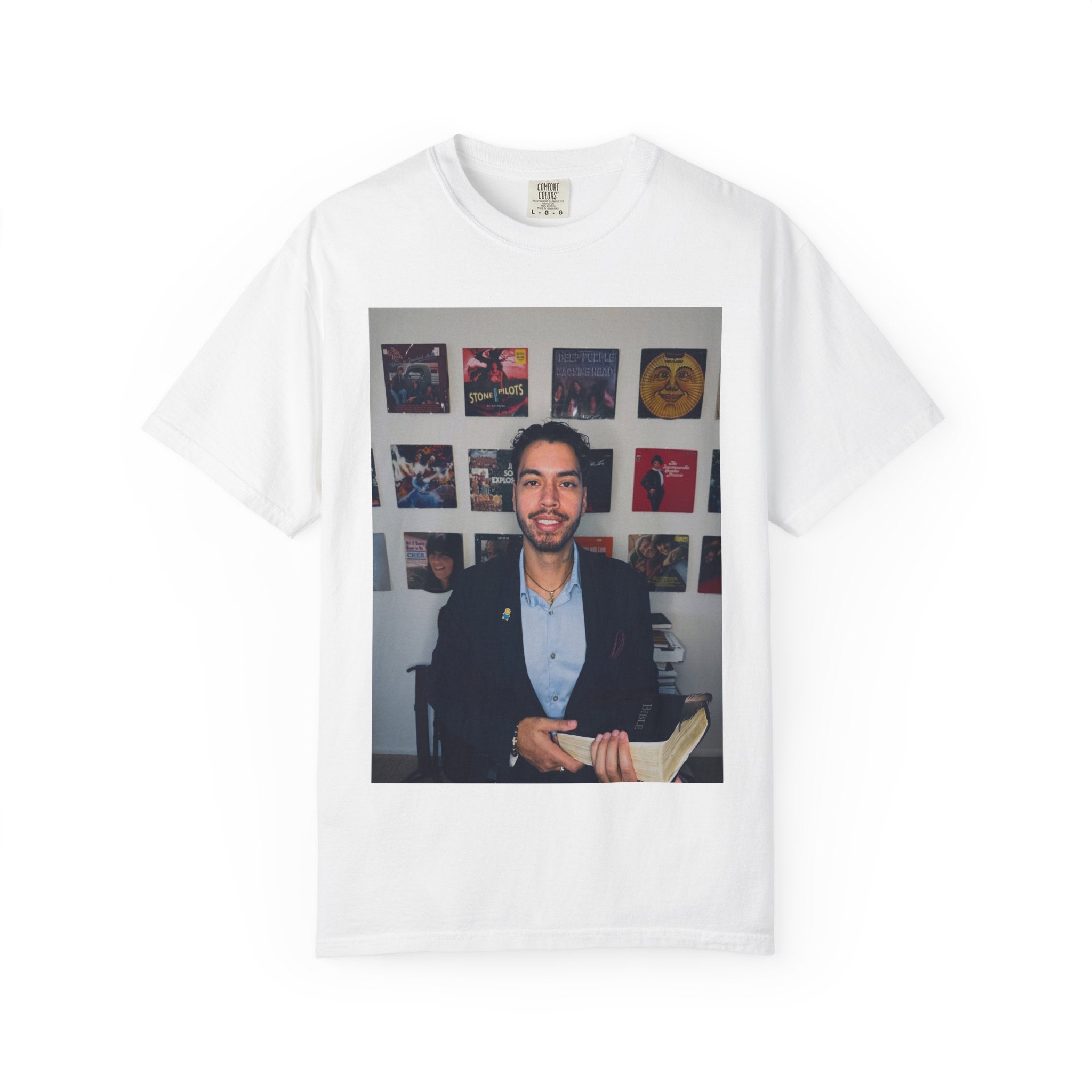 B.C. Kolpack T-Shirt — Portrait Photo Tee with Back Script “@bckolpackministries”